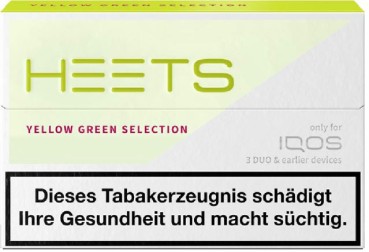 IQOS Heets Yellow Green Tabak Sticks
